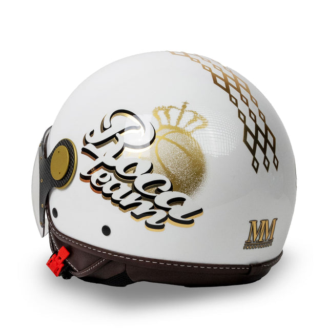 Casque Blanc MM Independent x Roca Team Monaco