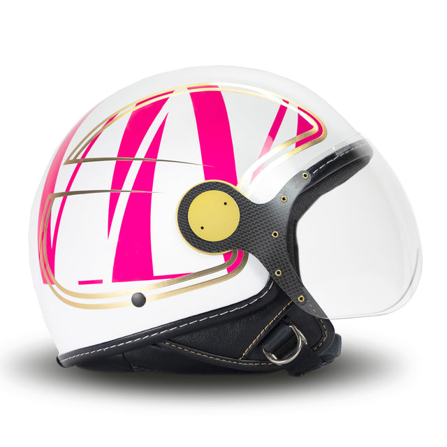 Casque élégant en blanc MM indépendant