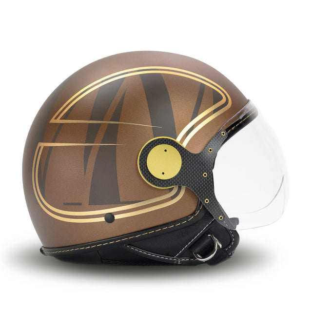 Casque élégant en or brun MM INDIRENT