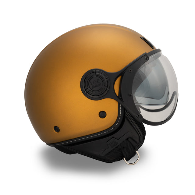 Casco JET A-Ventura Gold Monocromo di MM Independent