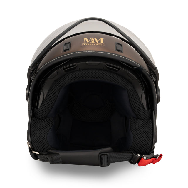 Casco JET A-Ventura Brown Monocromo di MM Independent