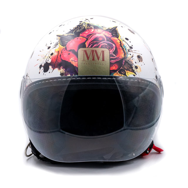 Tatouage rose mm casque indépendant