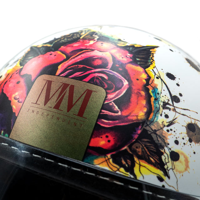 Tatouage rose mm casque indépendant