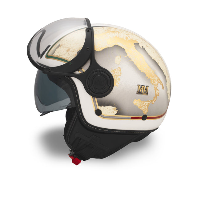 Italien Helm – Horizontweiss
