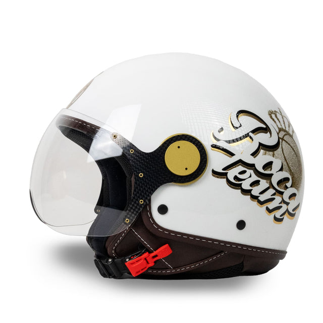 Casque Blanc MM Independent x Roca Team Monaco
