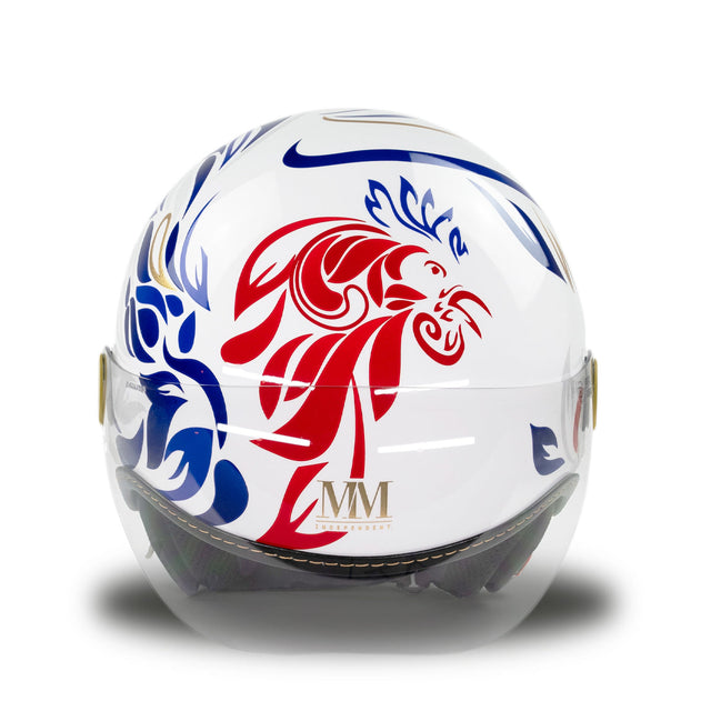 Casco Francia Coq Bianco MM Independent In Edizione Limitata