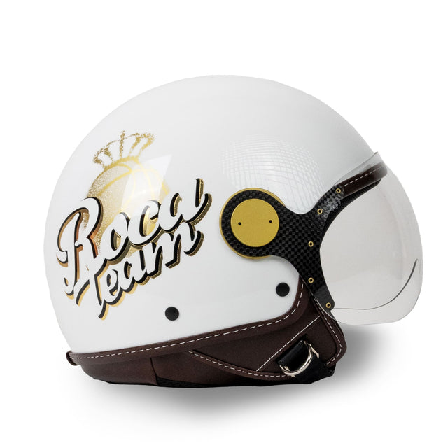 Casque Blanc MM Independent x Roca Team Monaco
