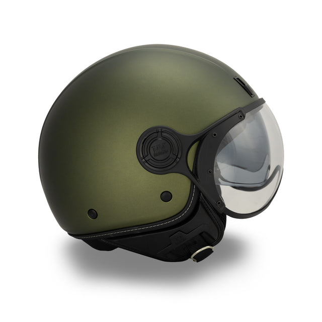 Casco JET A-Ventura Verde Oliva Monocromo di MM Independent