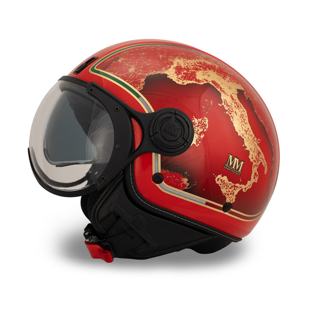 Italien Helm – Eclipse Rot