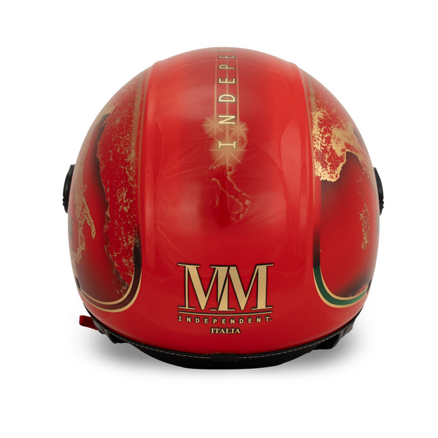 Italien Helm – Eclipse Rot