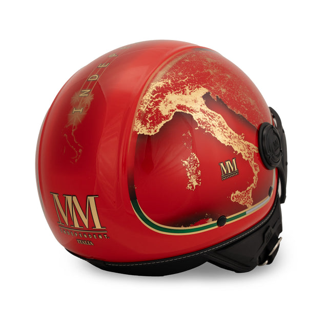 Italien Helm – Eclipse Rot