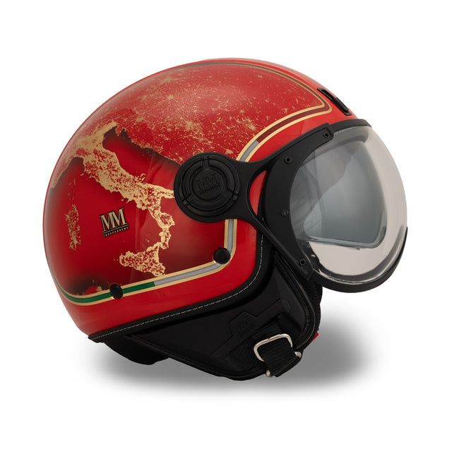 Italien Helm – Eclipse Rot