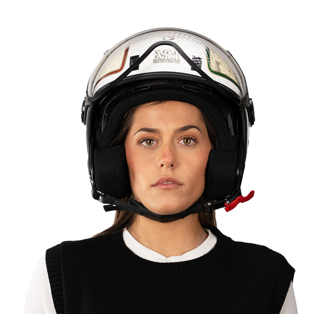 Italien Helm – Horizontweiss
