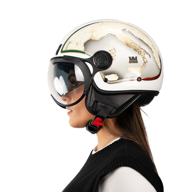 Italien Helm – Horizontweiss
