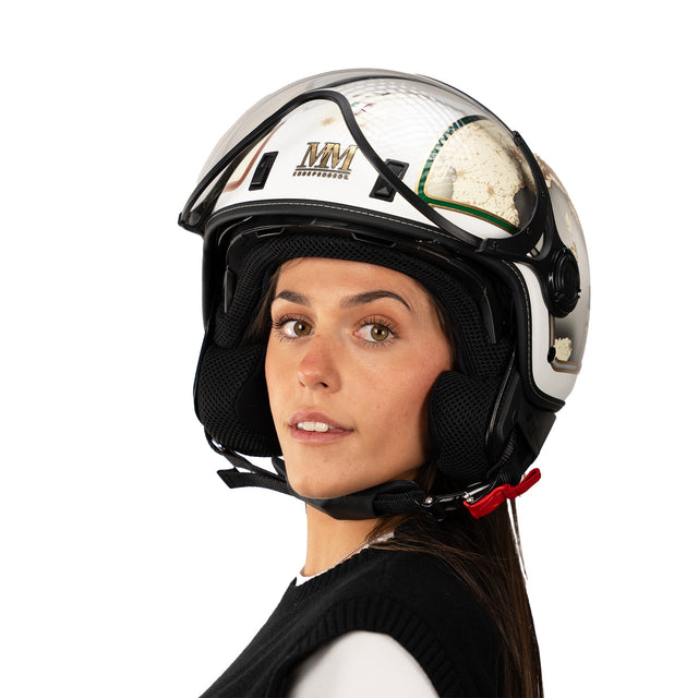 Italien Helm – Horizontweiss
