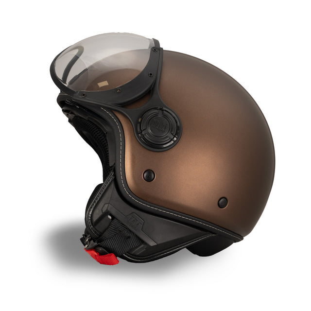 Casco JET A-Ventura Brown Monocromo di MM Independent
