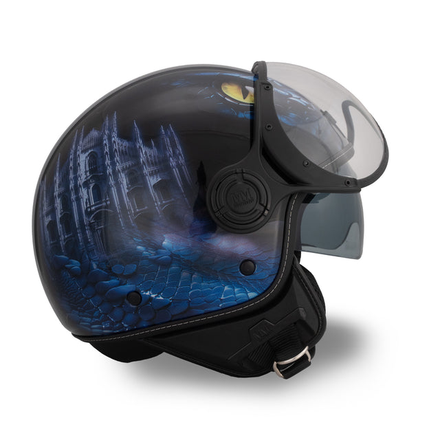 Casque Milano bleu nuit en édition limitée