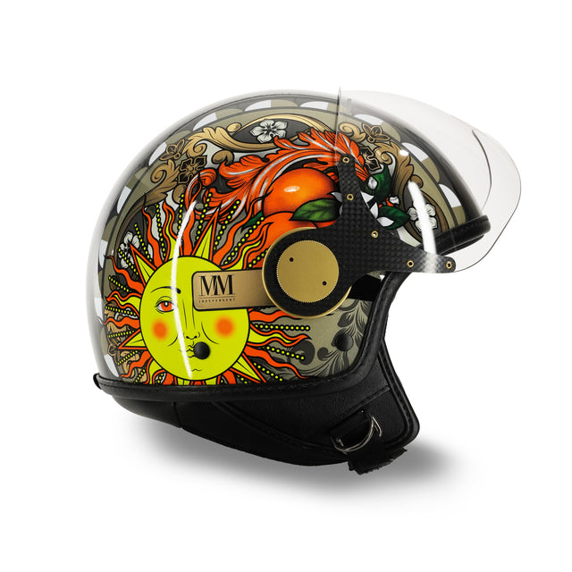 Casco Sicilia Magnolia Nero Lucido Limited Edition