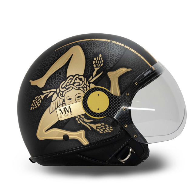 Casque en Sicile Trinacrie 2.0 Black Limited Edition MM Independent